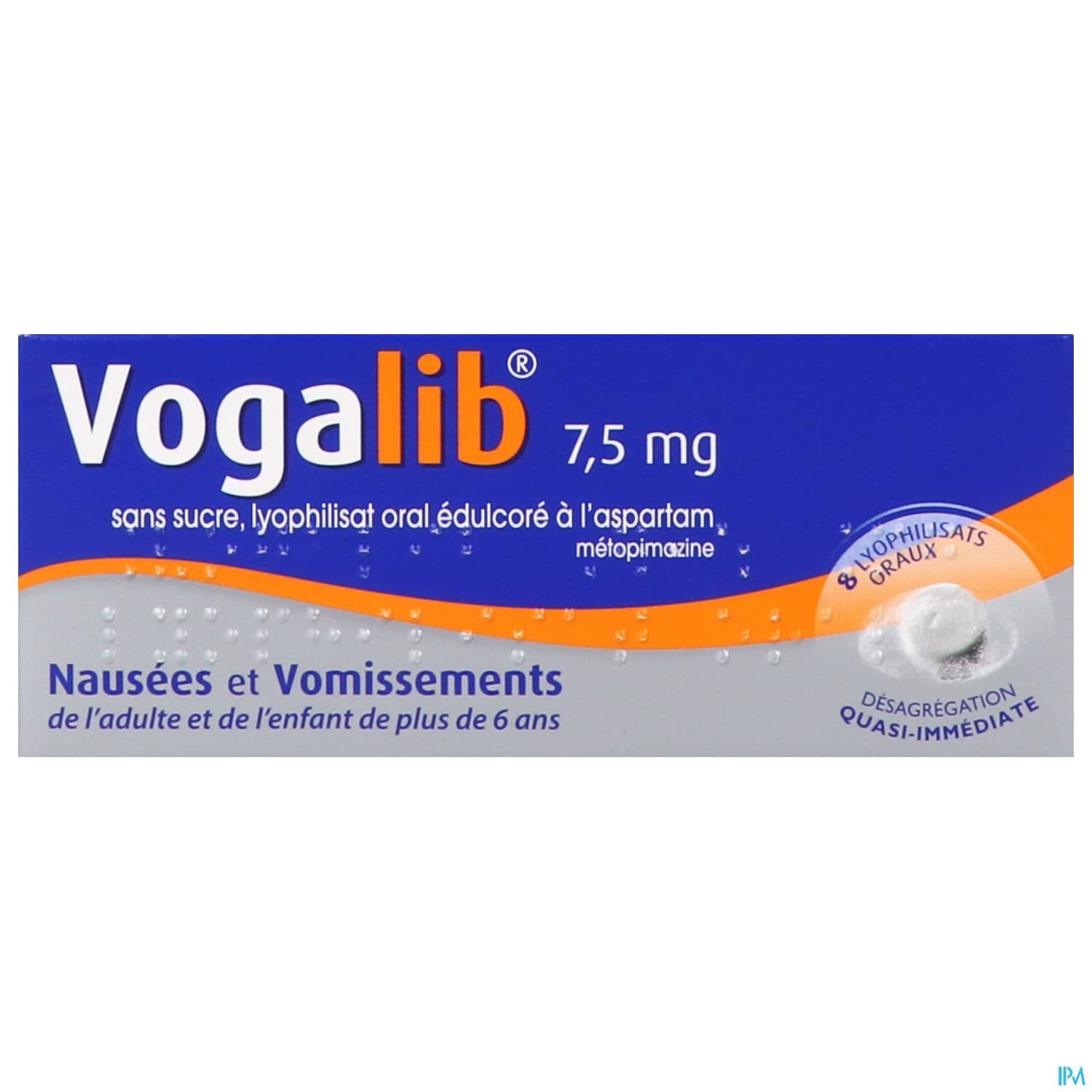 VOGALIB 7,5MG LYOPHILISAT S/S 8