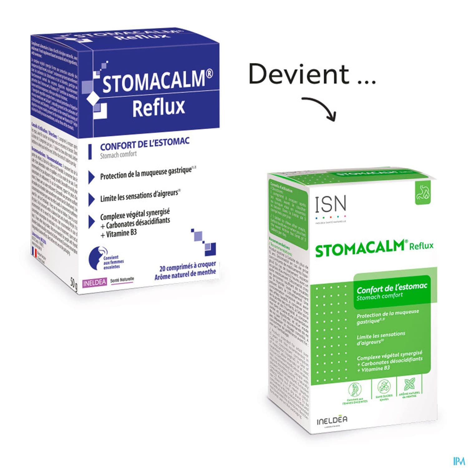 ISN STOMACALM REFLUX CPR A CROQ 20