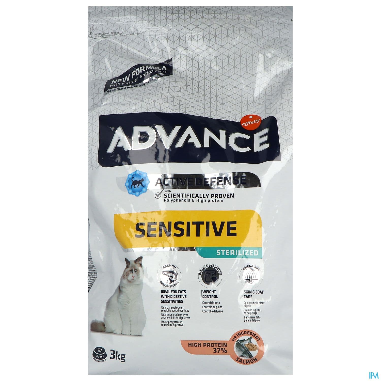 Advance Chat Sterilized Sensitive Saumon 3kg