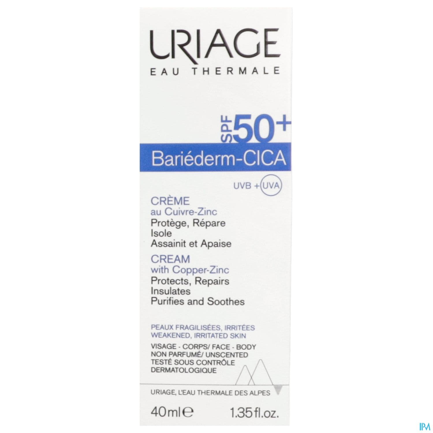 BARIEDERM CICA-CREME SPF50+ 2EN1