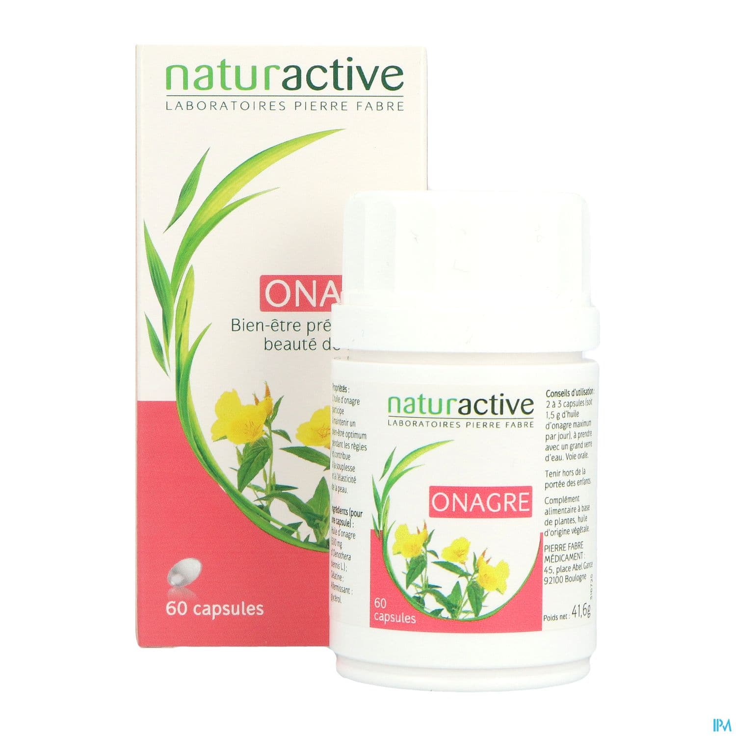Naturactive Huile Onagre Capsule 60
