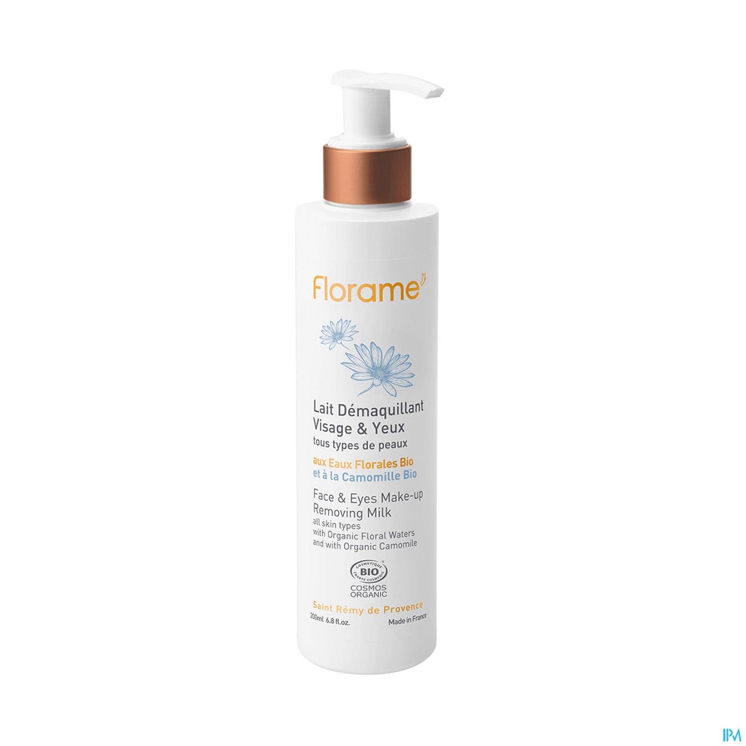 Florame Lait Demaquillant Visage Yeux Bio 200ml