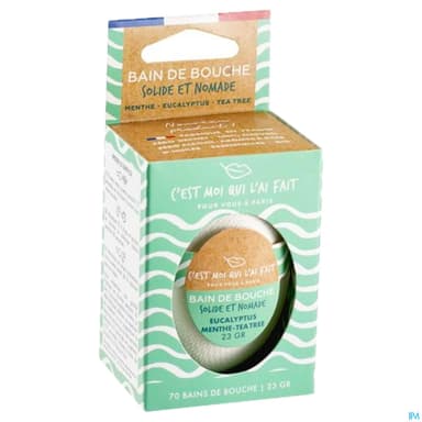 C'est Moi Qui l'ai Fait Bain De Bouche Solide Menthe Eucalyptus 23g