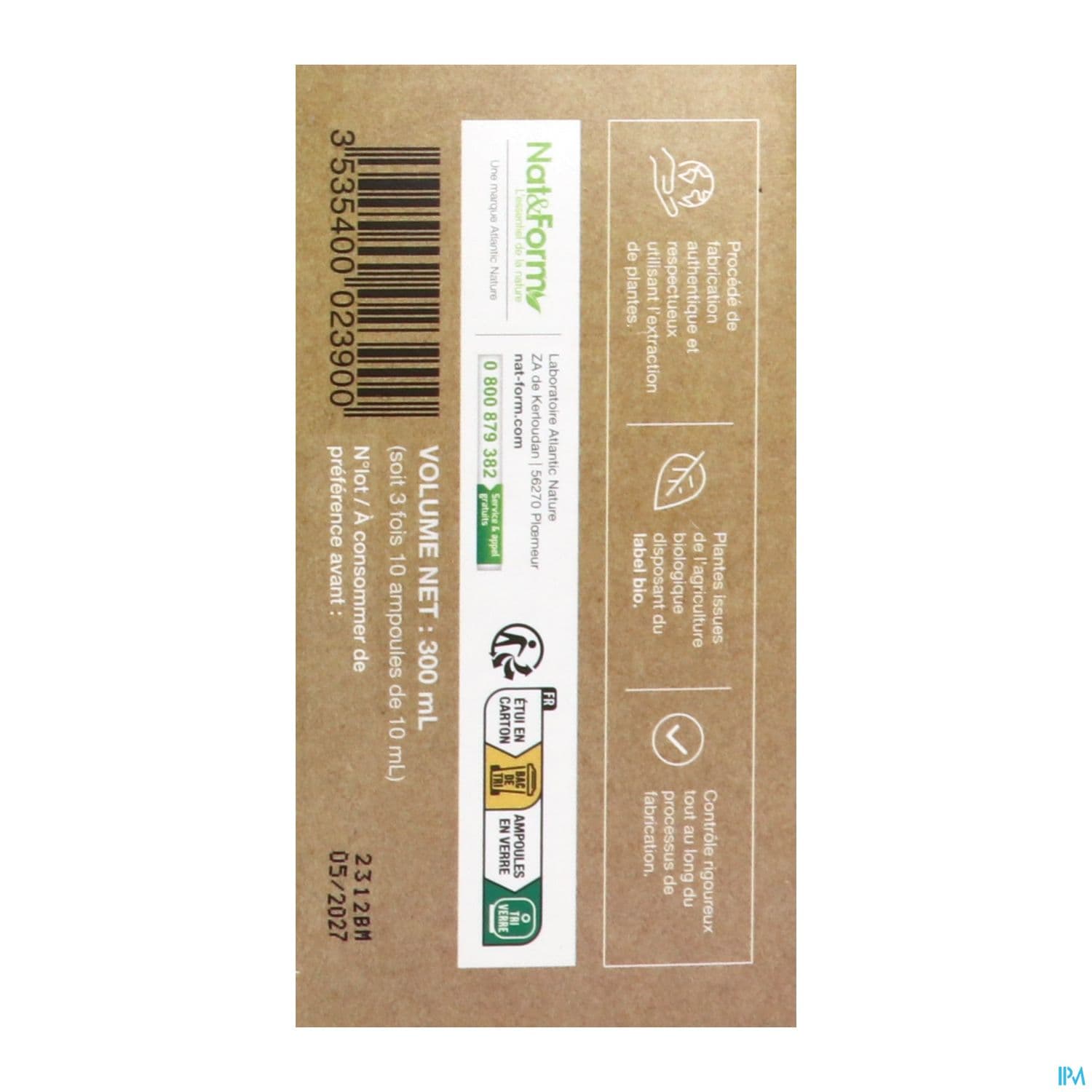 NAT&FORM AMP PROG MINC BIO 10MLX30