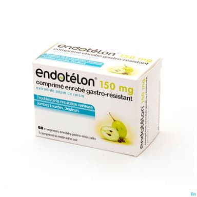 Endotelon 150mg Comprime Gastroresistant 60
