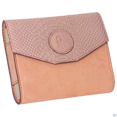 Plic Care Pilulier Slim Velvet Marron