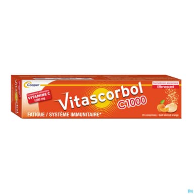 Cooper Vitascorbol C1000 Comprime Effervescent 20