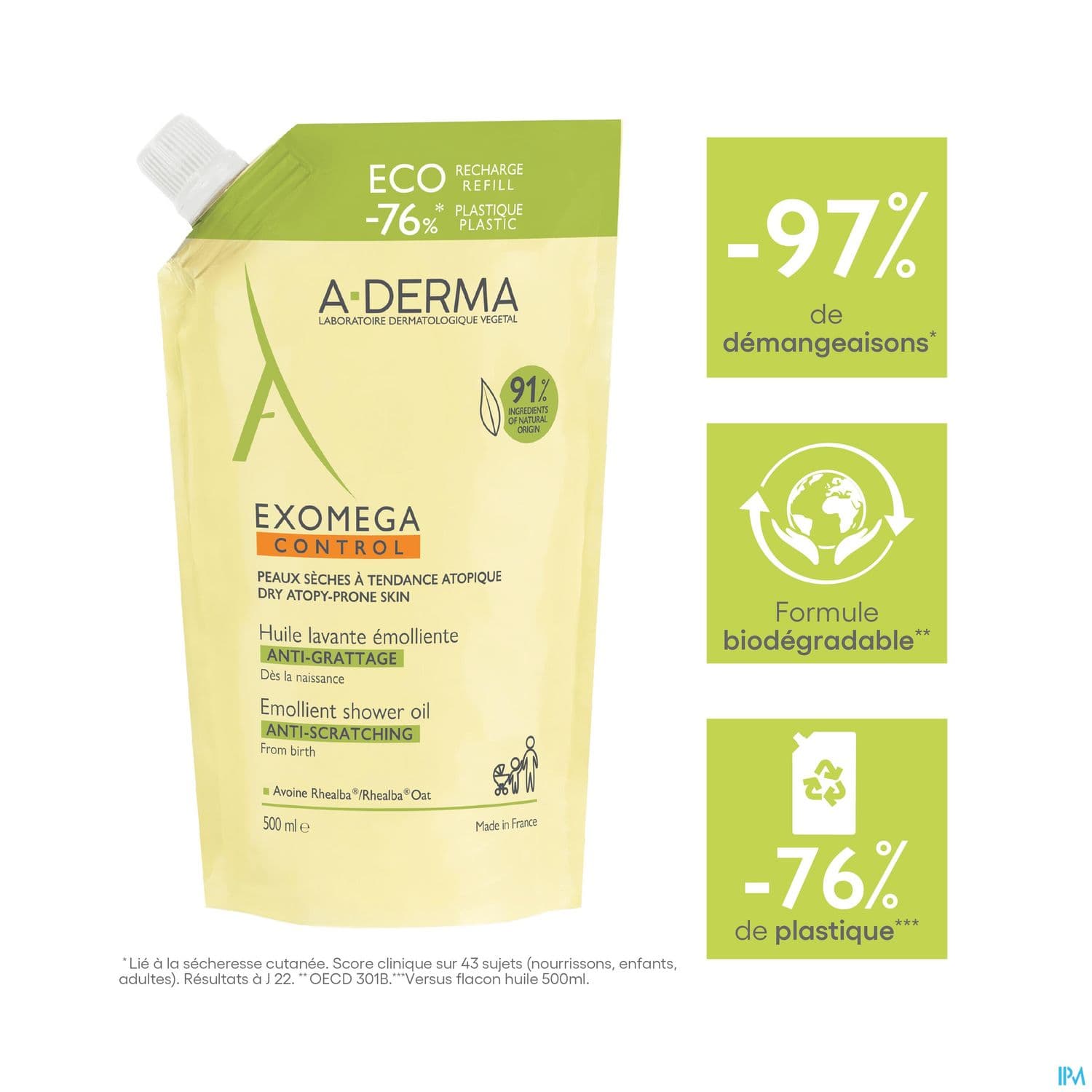 A-DERMA EXOMEGA CONT HLE NET RECH