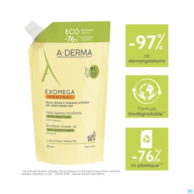 A-DERMA EXOMEGA CONT HLE NET RECH