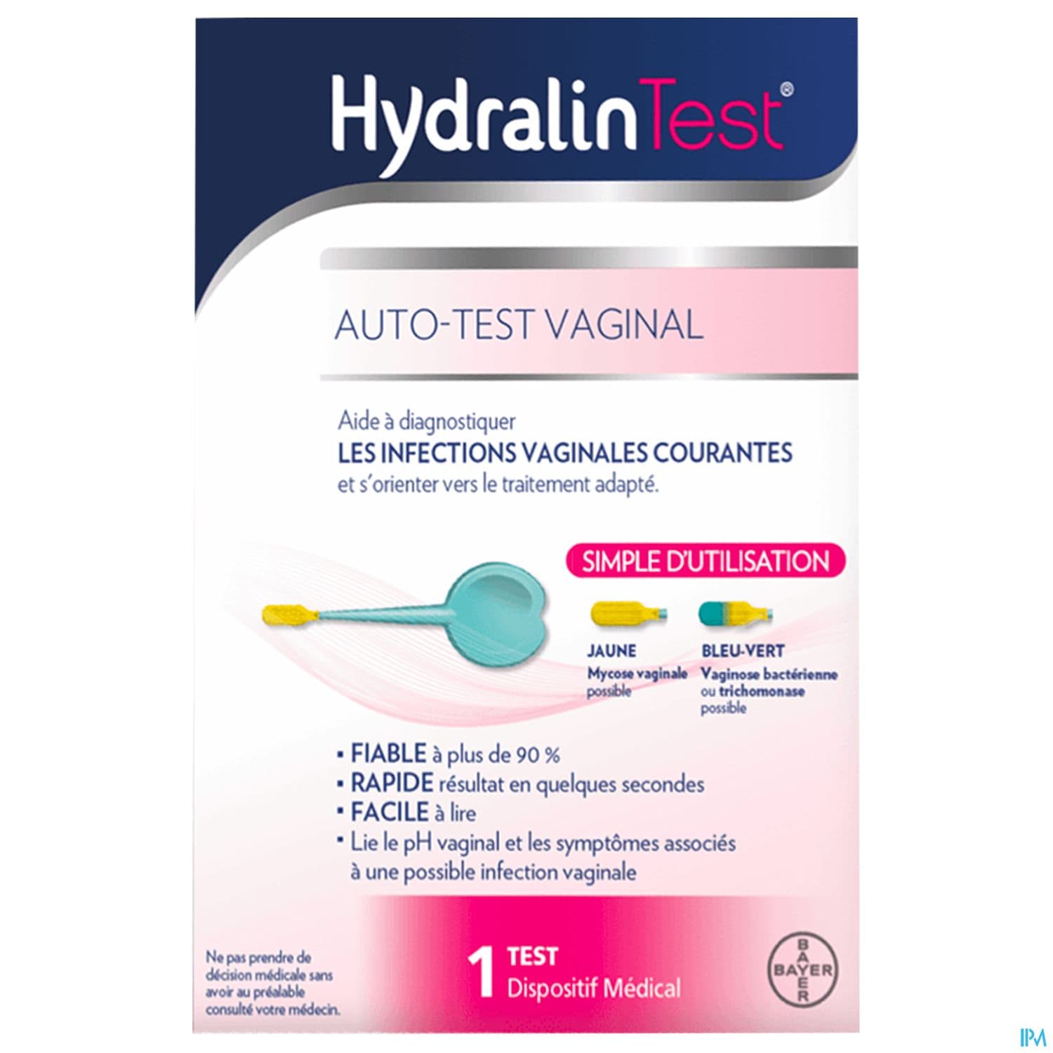 Hydralin Test Auto Diagnostic Infection Vaginale 1