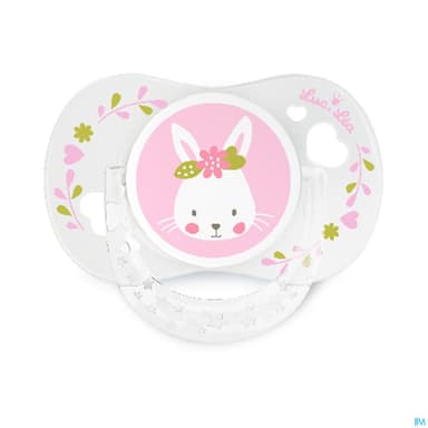 Luc Et Lea Sucette Anatomique Fille Anneau 0/6m X2
