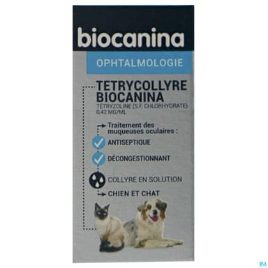 Tetrycollyre Chien Chat 10ml