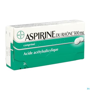 Aspirine Du Rhone 500mg Comprime 20