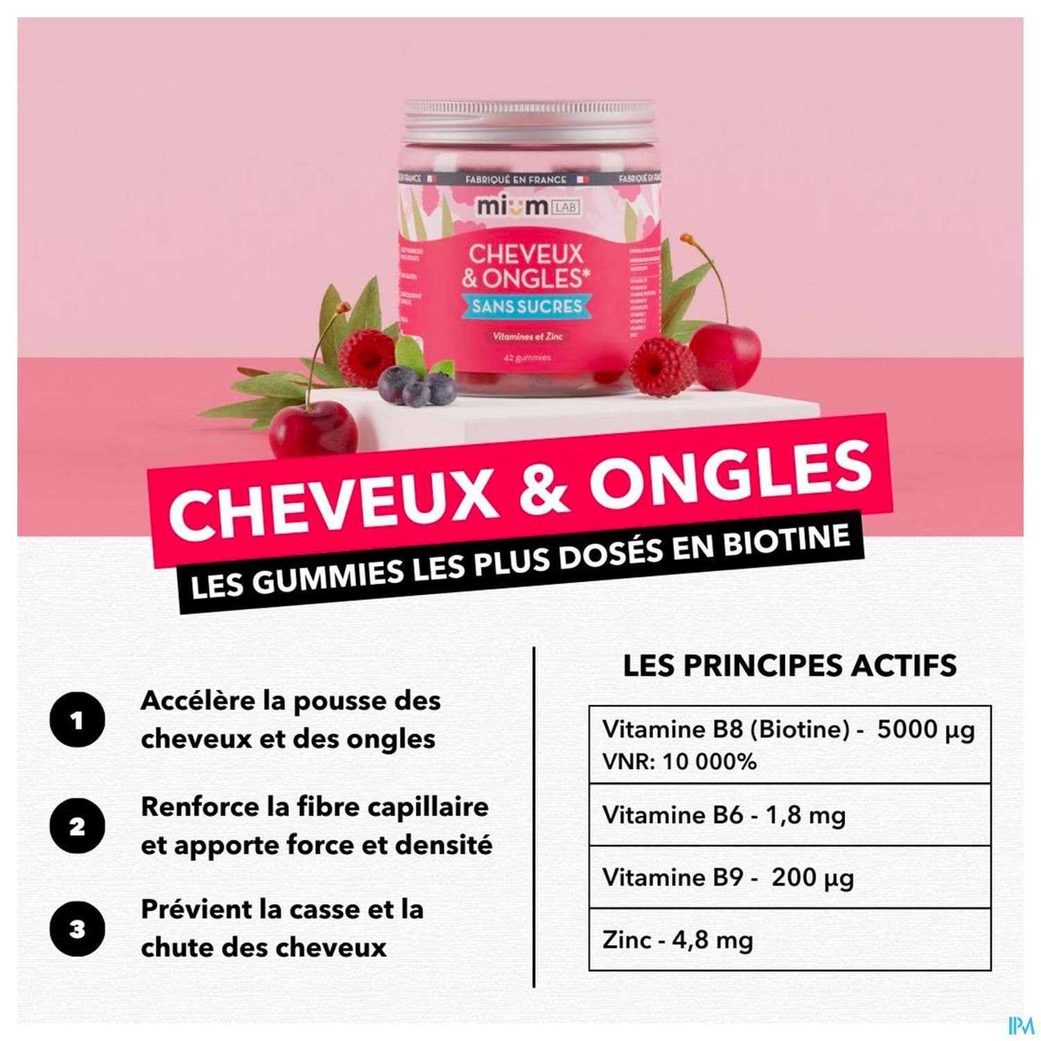 MIUMLAB S/SUC CHEV/ONGL GUMMIE 42