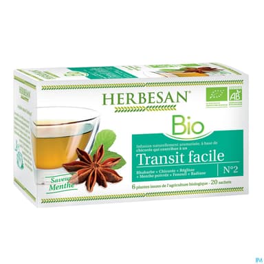 Herbesan Infusion Transit Facile Bio Sechet 20