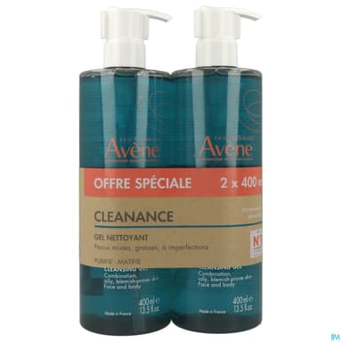 AVENE CLEANANCE GEL NETT 2X400ML