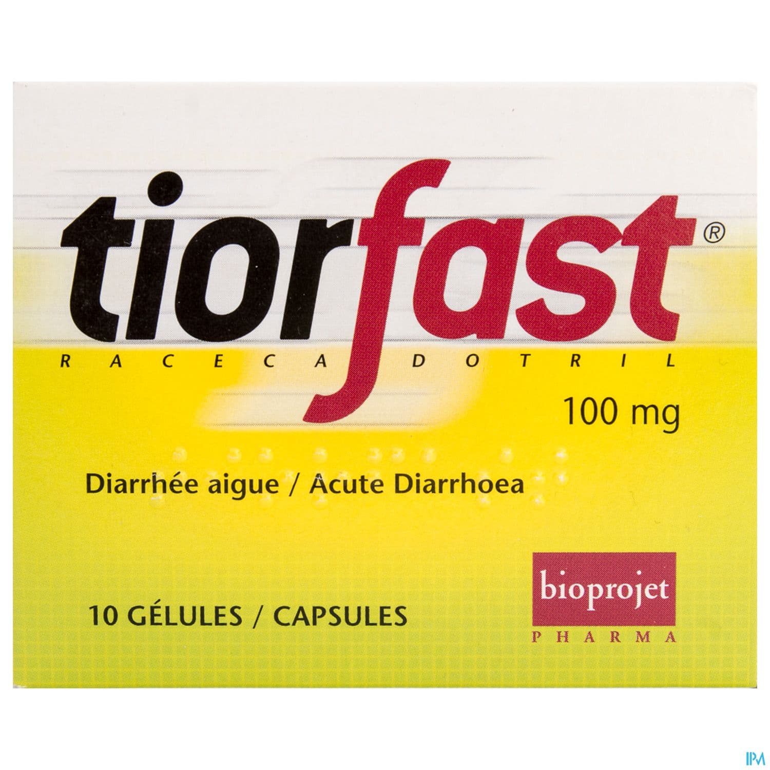 TIORFAST 100MG GELULE 10