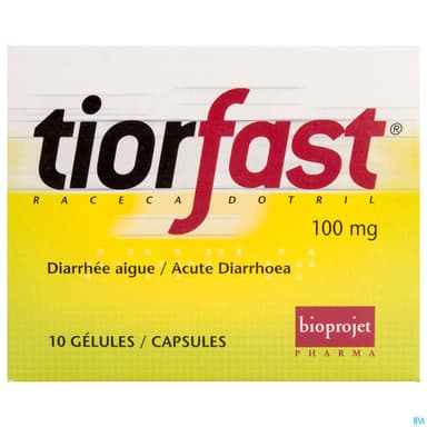 TIORFAST 100MG GELULE 10