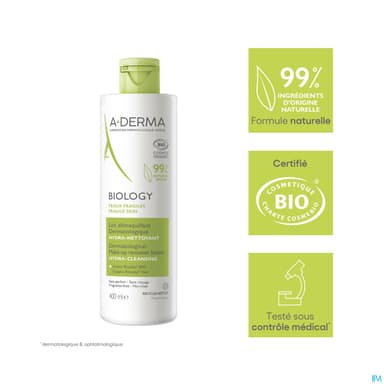 A-DERMA BIOLOGY LAIT DEMAQ 400ML