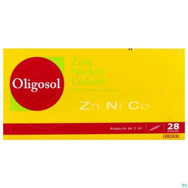 Oligosol Zinc Nickel Cobalt Solution Buvable Ampoule 2ml 28