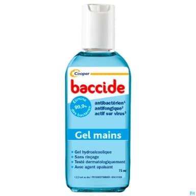 BACCIDE GEL MAIN S/RINC BLEU 100ML
