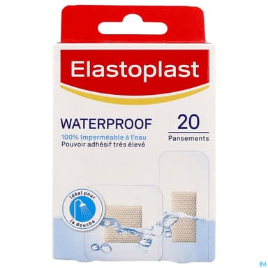 Elastoplast Waterproof Pansement Plastique 2tailles 20