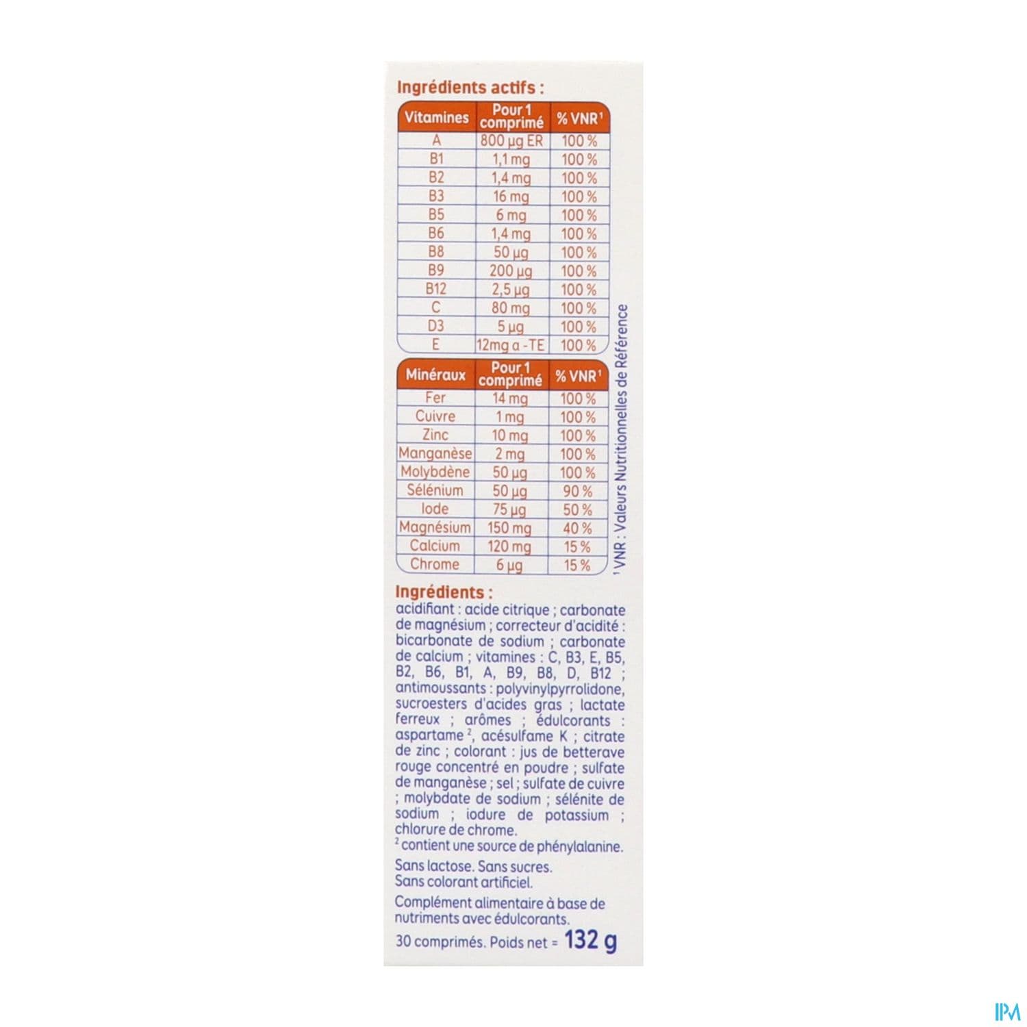 ALVITYL VITALITE CPR EFFER 30