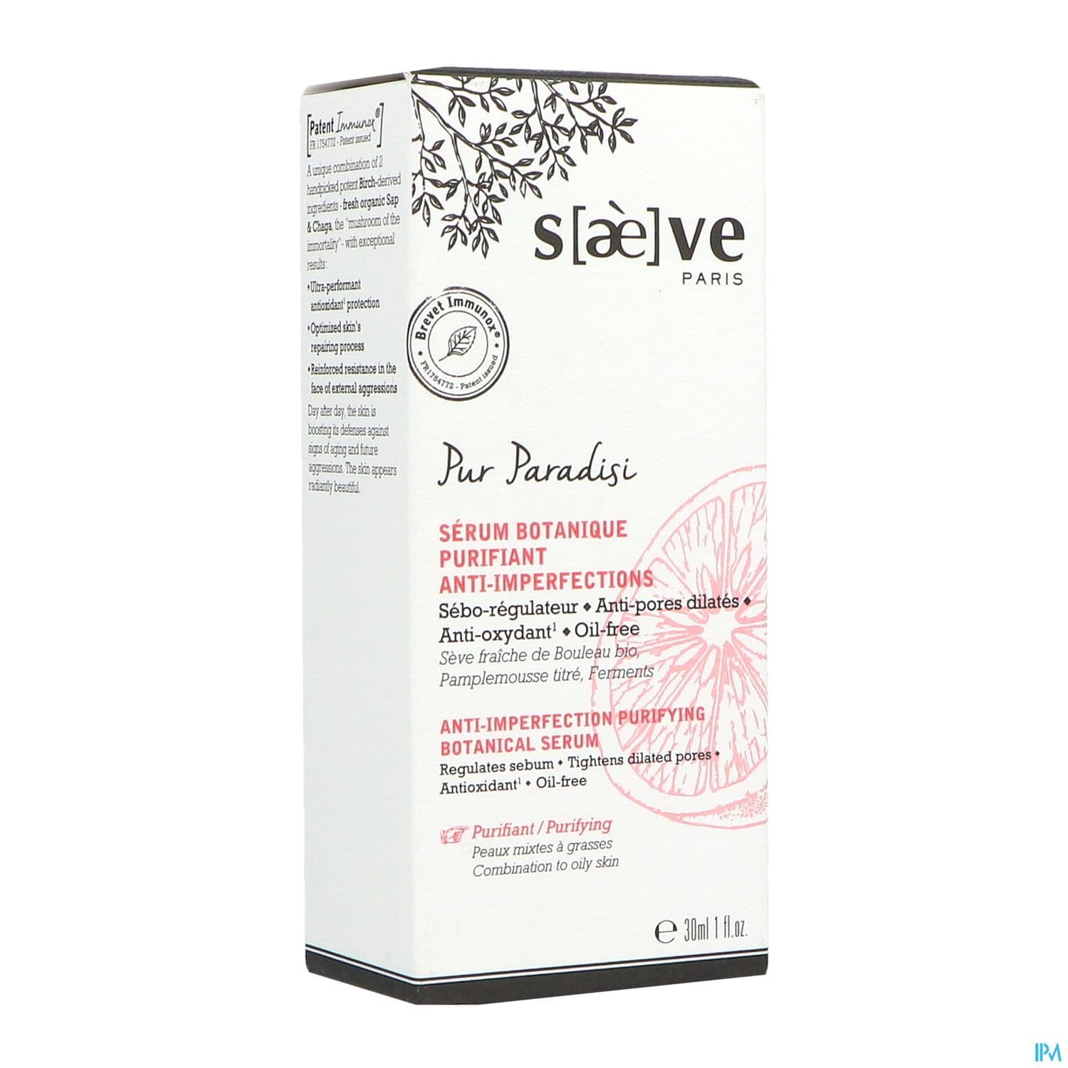 SAEVE PUR PARADISI SERUM BOTA 30ML