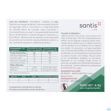 Santis Aromasantis Ids Gelule 24