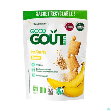 GOODGOUT CARRES BANANE 50G