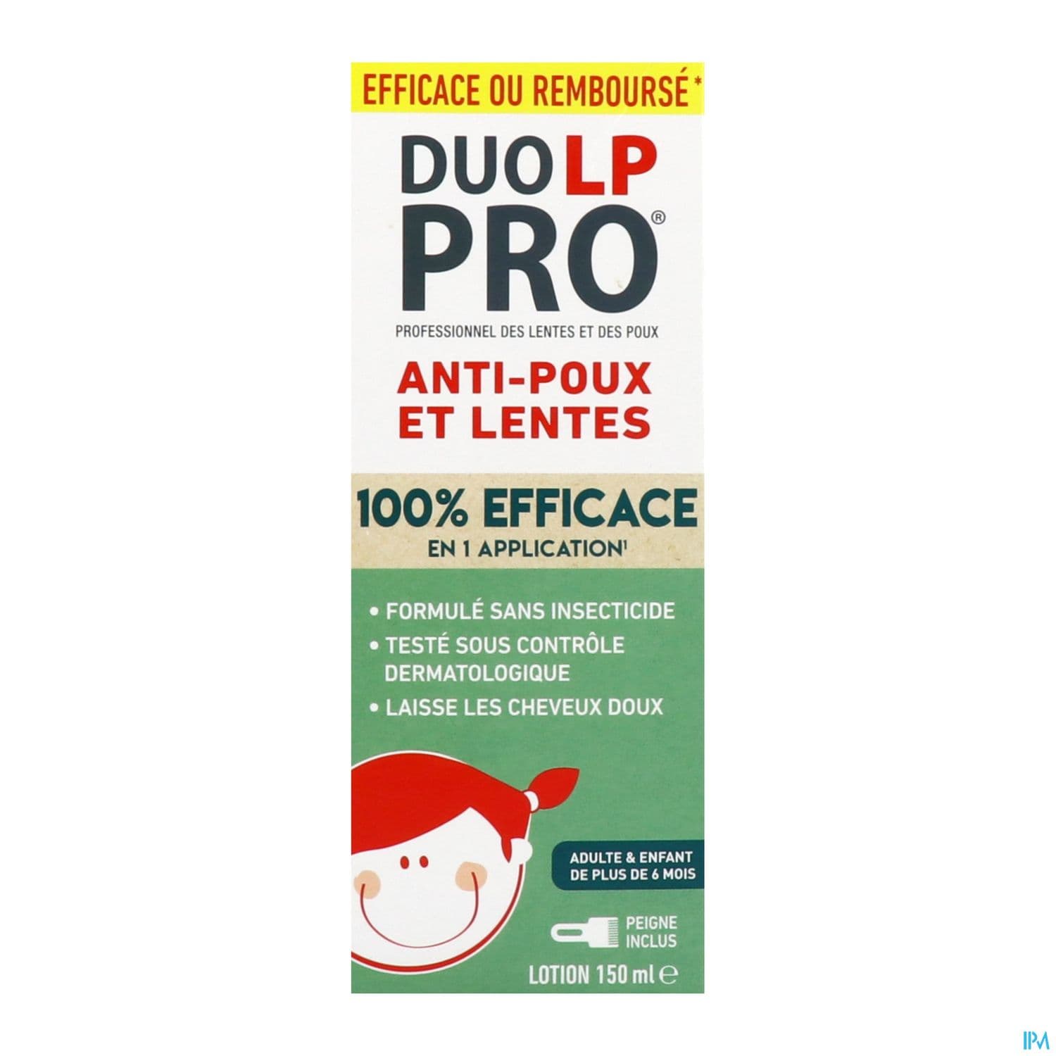DUO LP-PRO LOTION A/POUX 150ML