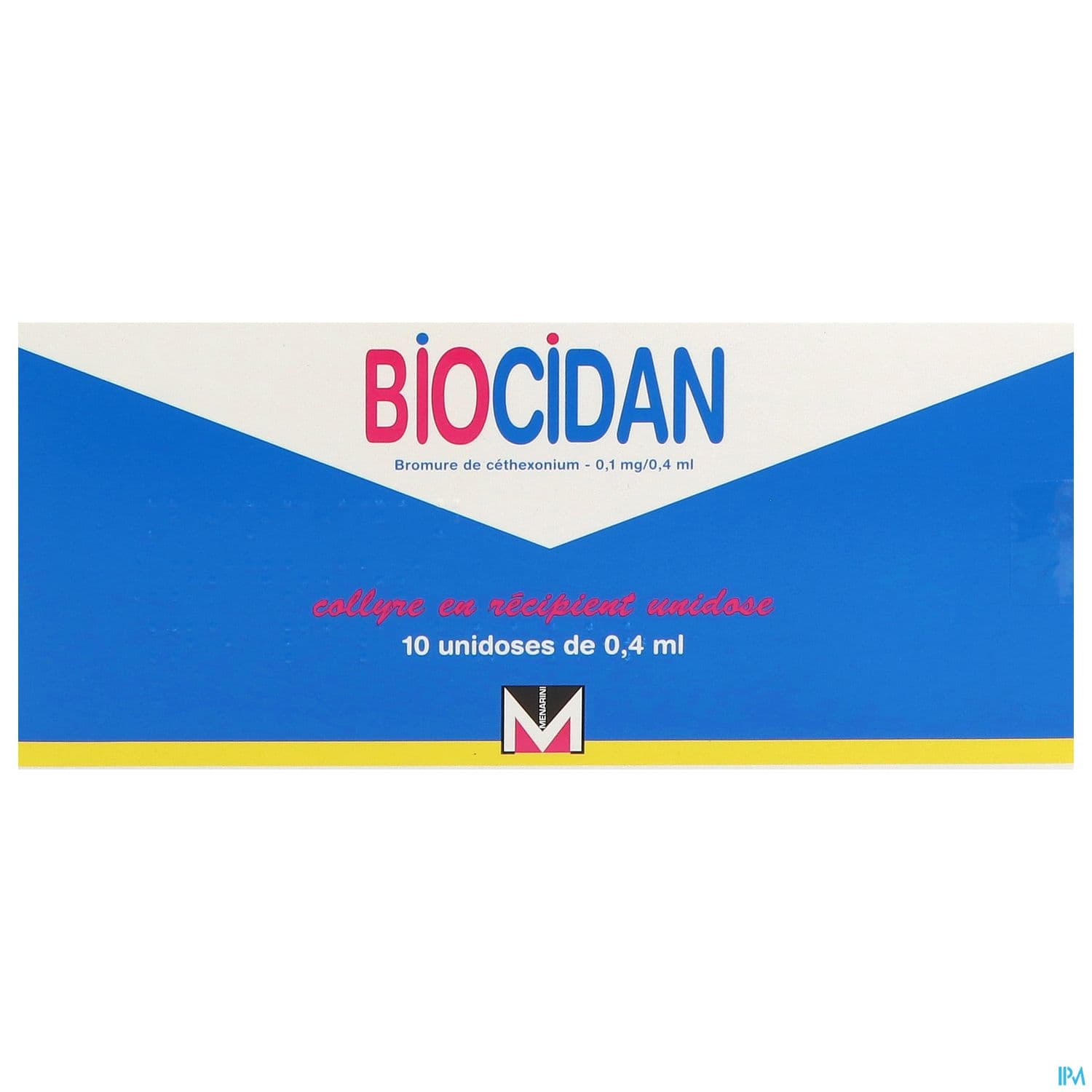 BIOCIDAN 0,1MG/0,4ML COL DOSE 10