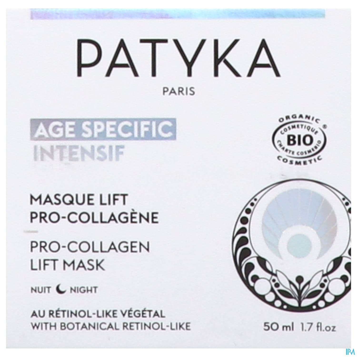 Patyka Masque Lift Pro Collagene Nuit 50ml