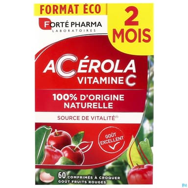 ACEROLA FORTE PHARMA CPR CROQ 60
