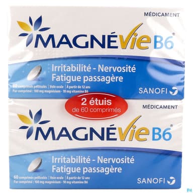 Magnevie B6 100mg/10mg Comprime 60 X2