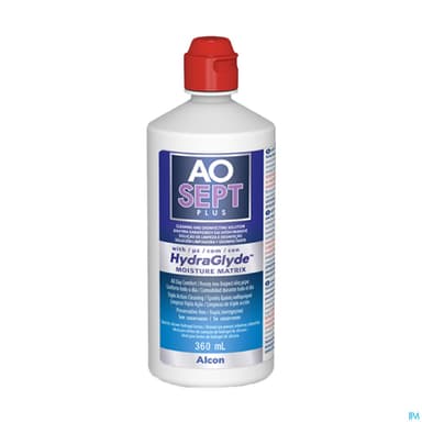 AOSEPT PLUS HYDRAGLYDE 360ML+ETUI