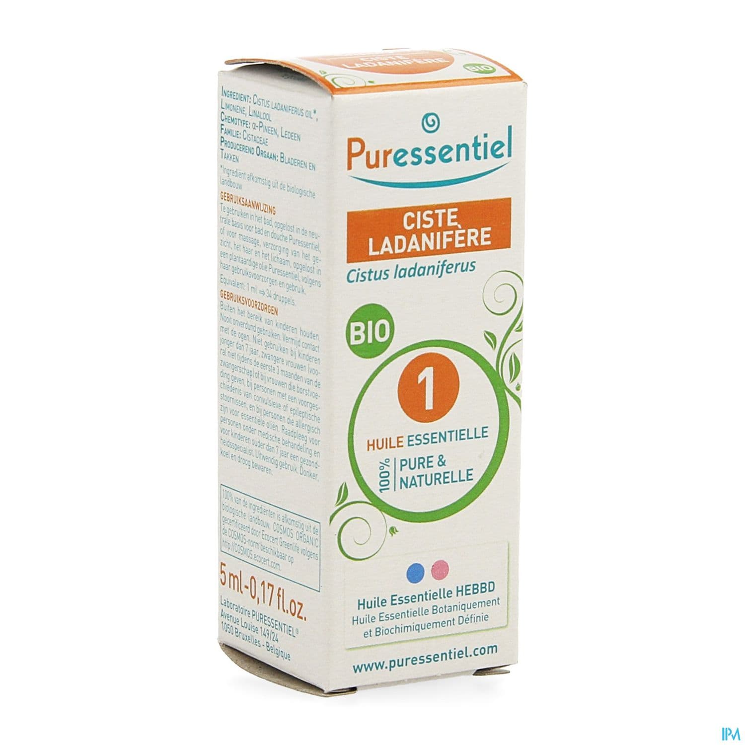 PURESSENTIEL HE BIO CISTE LADA 5ML