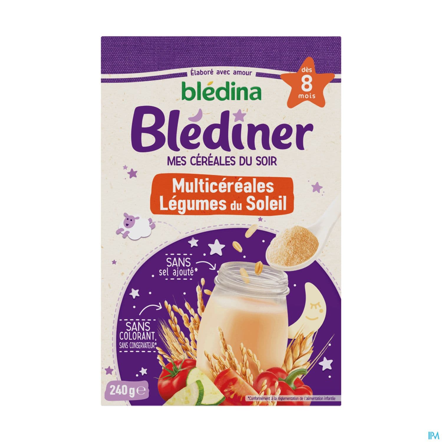BLEDINER MULTICER LEGUME SOL 240G