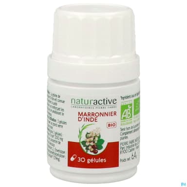 Naturactive Marronnier D'inde Bio Gelule 30