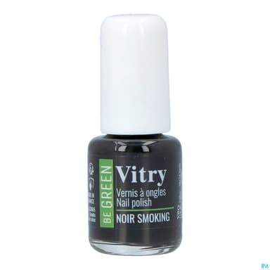 Vitry Be Green Vernis Ongles Noir Smoking 6ml