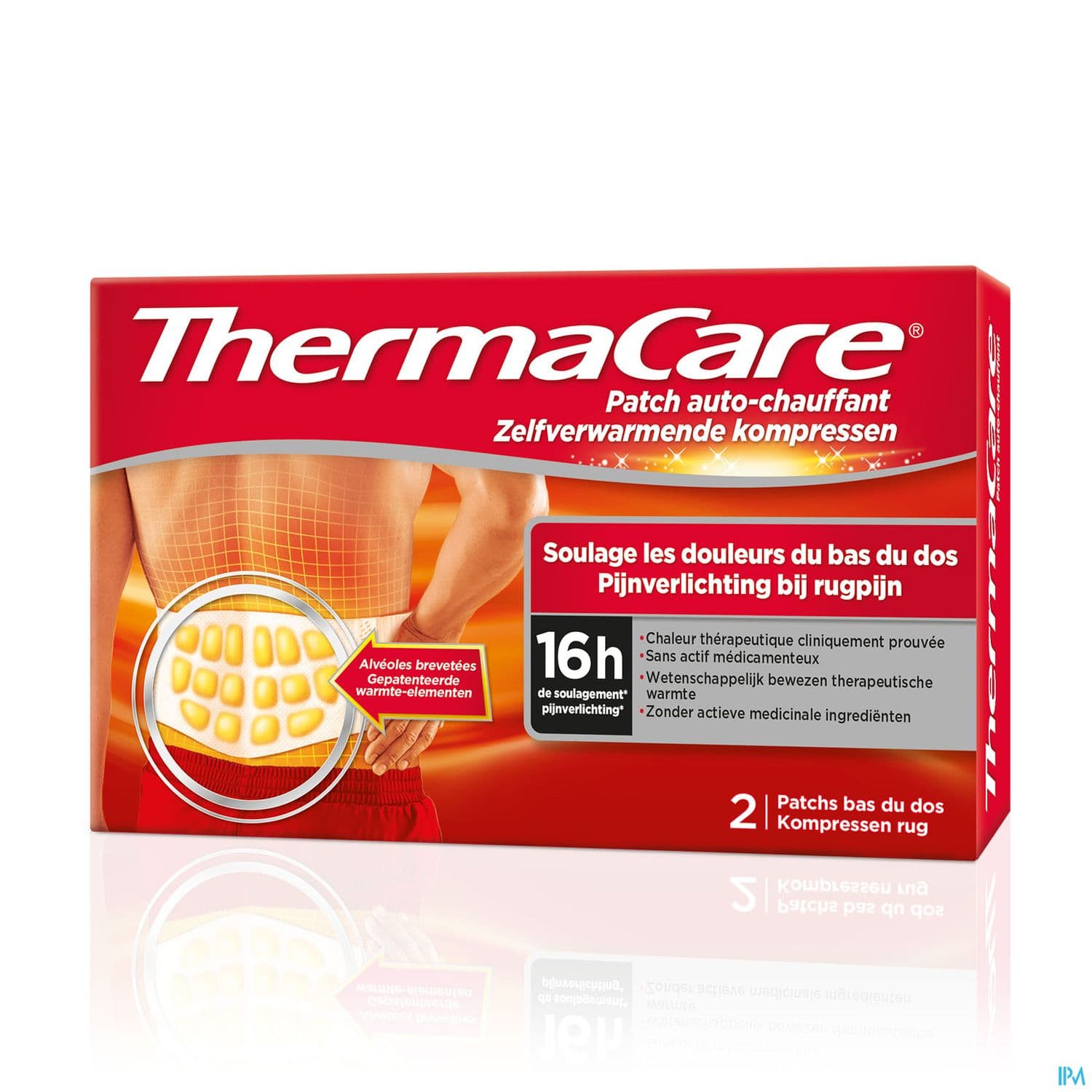 Thermacare Patch Chauffant Dos Ceinture Ajustab X2