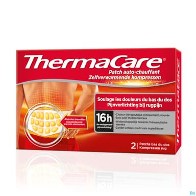 Thermacare Patch Chauffant Dos Ceinture Ajustab X2