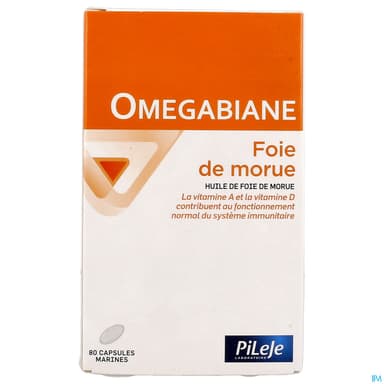 Pileje Omegabiane Foie Morue Capsule 80