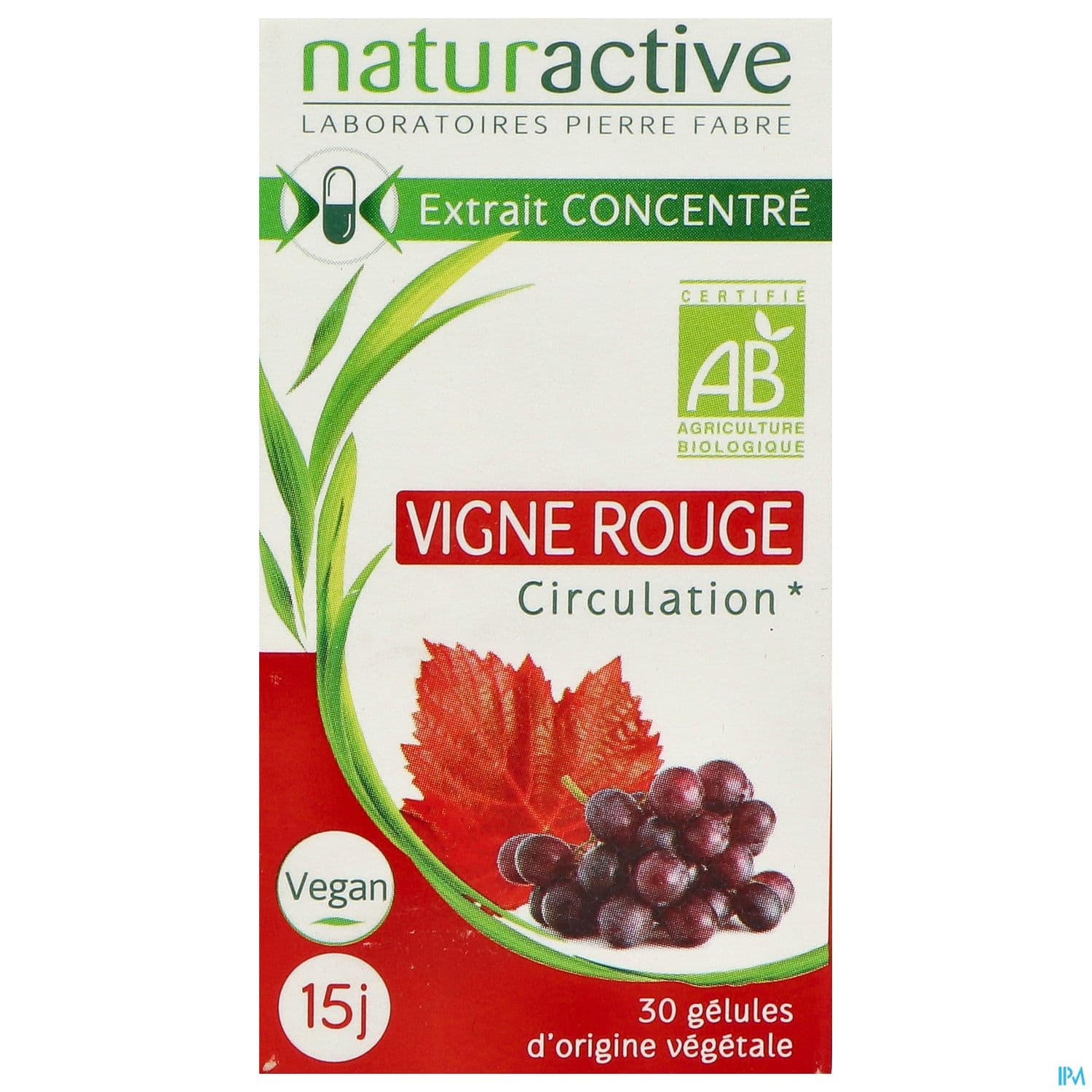 Naturactive Vigne Rouge Bio Gelule 30