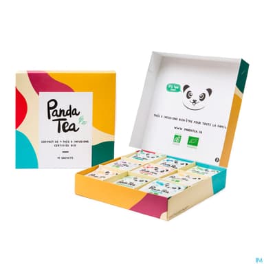 PANDA TEA COFFRET THE INFUS SACH45