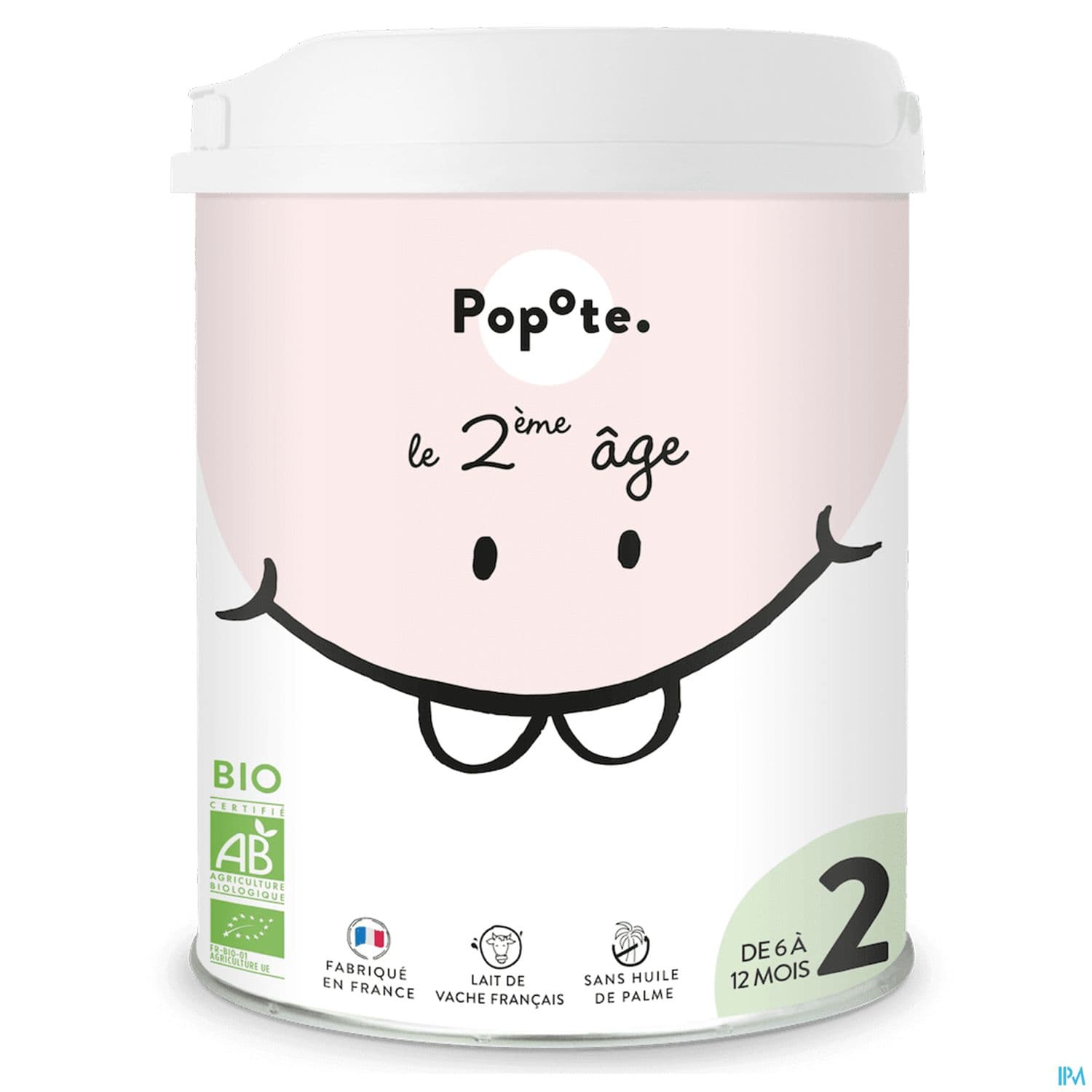Popote Lait Infantile 2eme Age Bio 800g