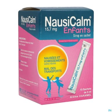 Nausicalm Enfant Sirop Sachet 5ml 15