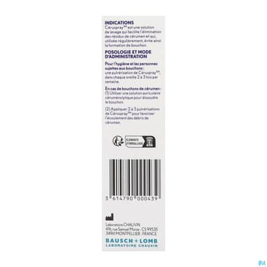 CERUSPRAY HYGIENE OREILLE SPR 50ML