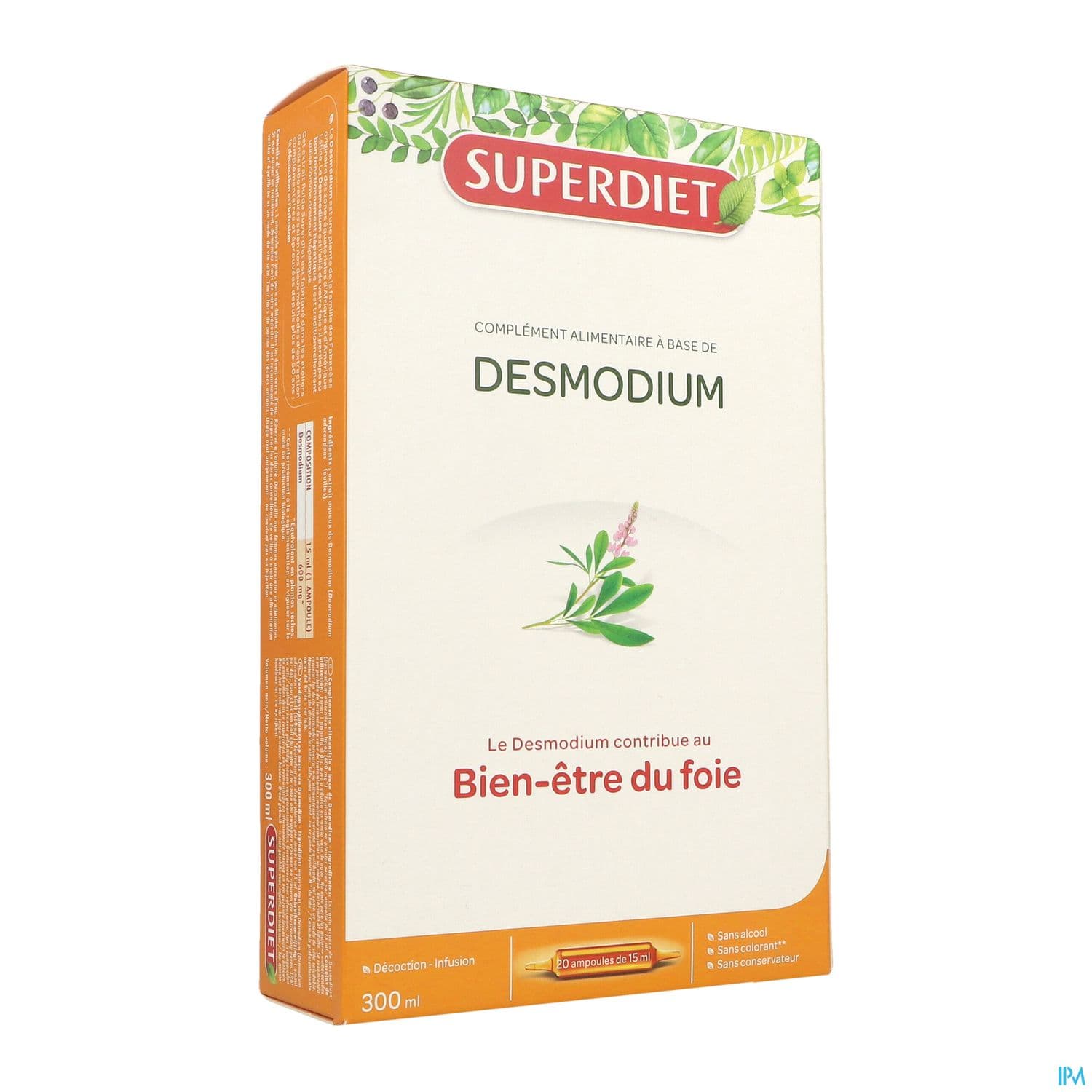 Superdiet Desmodium Ampoule Buvable 15ml 20 — Pharmacie La Rose