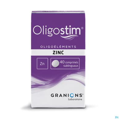 Oligostim Zinc Comprime Sublingual 40